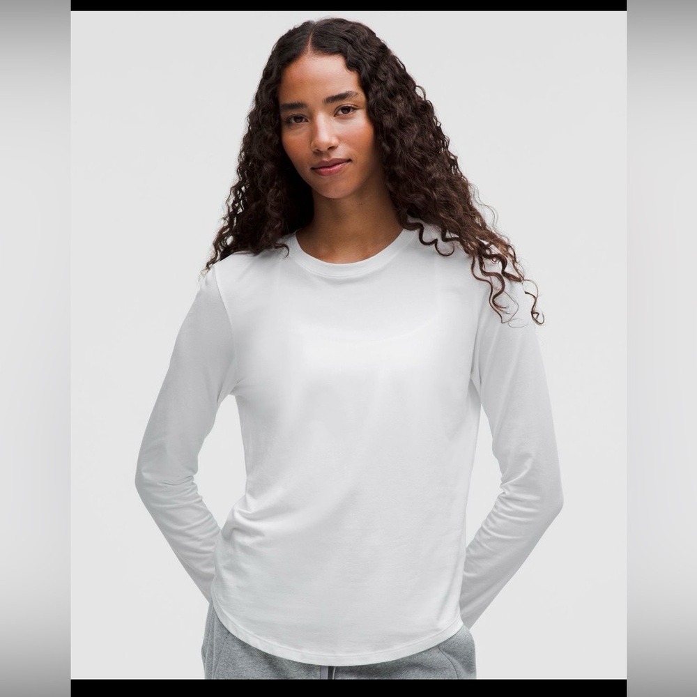 Lululemon Love Long Sleeve White Shirt